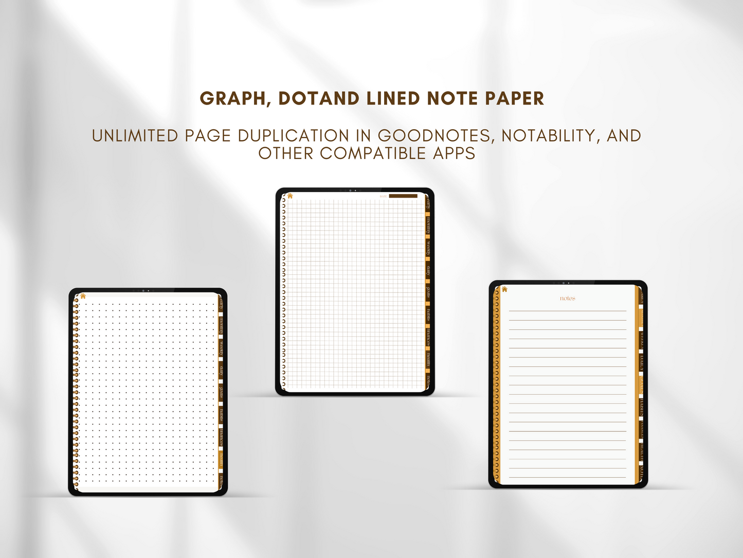 Sun PLR Digital Planner Template