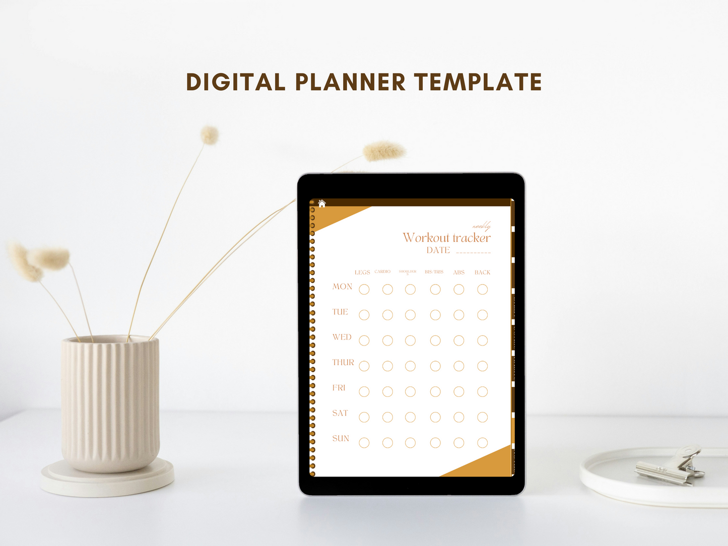 Sun PLR Digital Planner Template